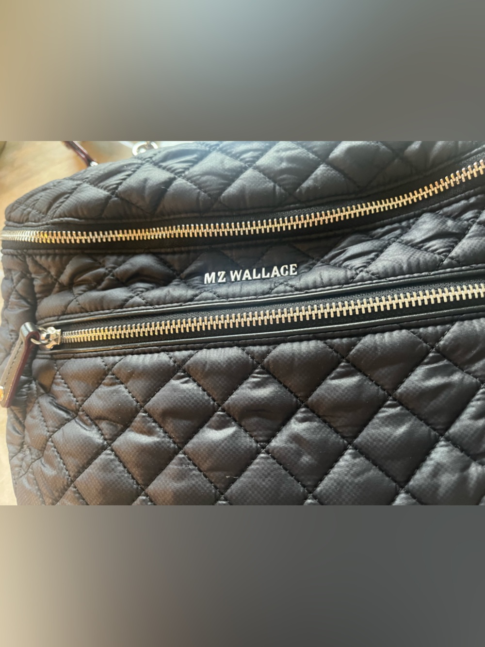 MZ Wallace Quilted Black Crosby Sling - Picture 8 of 14
